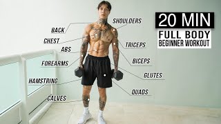 Complete 20 Min Full Body Workout  Beginners [upl. by Tiossem]