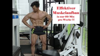 Schneller und effektiver Muskelaufbau in 2 x 30 min pro Woche mit High Intensity Training [upl. by Aromat]