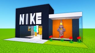 Minecraft Tutorial How To Make A Nike Store [upl. by Ynaittirb587]