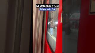 OffenbachOst Abfahrt RB430S1➡️OffenbachOst br430 sbahn shorts [upl. by Cedell]