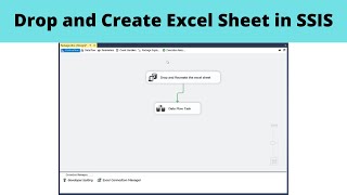 09 Overwrite data to Excel file in SSIS  Export data to excel file using SSIS [upl. by Seni]