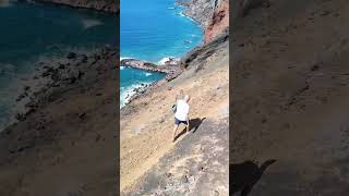 DJI air3 The rockiest and most rocky beach Canary Island El HierroA great place for swimming [upl. by Stewardson]