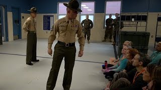 School Teachers Arrive At Parris Island Recruit Depot [upl. by Carter690]