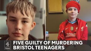 Five found guilty of murdering teenagers in Bristol mistaken identity attack [upl. by Ramar978]