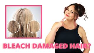 Can You Safely Bleach Damaged Hair – Here’s How [upl. by Etennaej640]