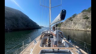 Hallberg Rassy 44 Cruising the Swedish Fjords and Exportation process Sailing Breezy Ep 4 SD [upl. by Pouncey707]