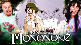 PRINCESS MONONOKE 1997 MOVIE REACTION FIRST TIME WATCHING Studio Ghibli  Hiyao Miyazaki [upl. by Mad]