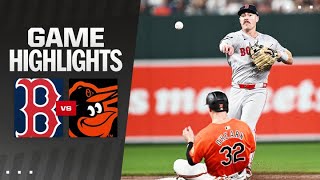 Red Sox vs Orioles Game Highlights 81724  MLB Highlights [upl. by Dlonyar]