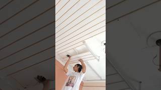 PVC panel gypsum board pop design ceiling short video [upl. by Folger]