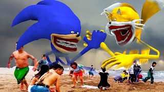 SHIN SONIC VS SHIN TAILS IN REAL LIFE [upl. by Brunk]