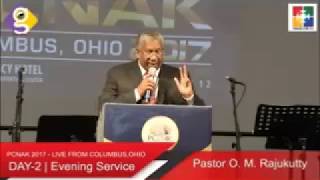 Pastor O M Rajukuttys Message at 35th PCNAK 2017 [upl. by Akram994]