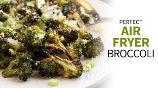 Air Fryer Broccoli  How to Cook Broccoli in the Air Fryer Fresh or Frozen [upl. by Tnelc21]