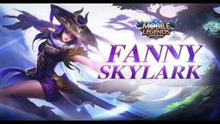 Mobile Legends Bang Bang Fanny New Skin  Skylark [upl. by Boarer410]