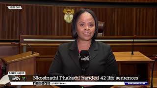 Nkosinathi Phakathi  Serial rapist handed 42 life sentences and 791 years direct imprisonment [upl. by Ellebana]