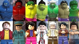 All Hulks in Lego Videogames 2013  2018 [upl. by Godfry493]