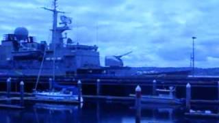 French Warship Visits Seattle WA Le Prairial F 731 [upl. by Sharon615]