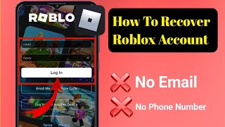 NEW How To Recover Roblox Account Without Email or Phone Number 2024  Recover Roblox Account [upl. by Dwight417]