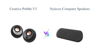 Creative Pebble V3 vs Nylavee Computer Speaker Soundbar 🔊 Which is Better [upl. by Jr]