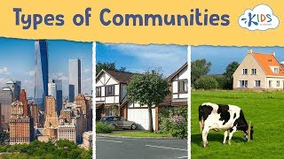 Your Community  Types of Community  Social Studies for Kids  Kids Academy [upl. by Korie]