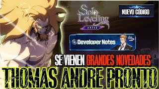 🔥ES OFICIAL THOMAS ANDRES PRONTO🔥 ÚLTIMAS GRANDES NOVEDADES y CÓDIGO NUEVO SOLO LEVELINGARISE ⚔️ [upl. by Ran867]