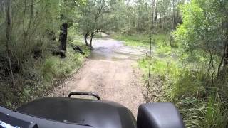 Condamine River Track  Full 4wd Run  14 Crossings [upl. by Boser413]