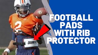 Football Shoulder Pads with Rib Protector [upl. by Mientao]