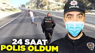 24 SAAT POLIS OLDUM HIRSIZLARI YAKALADIM  GTA 5 MODS [upl. by Ellecram262]