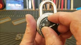 544 Quick and easy way to get your lost combination back to your lock No math [upl. by Airalav568]