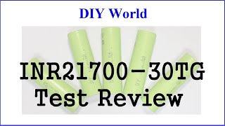 TenPpower INR21700 30TG High Crate Battery Test Review  3A  10A 20A Discharge [upl. by Kenway]