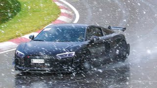 NÜRBURGRING SNOWSTORM Highlights amp Action Touristenfahrten Nordschleife 23 03 2024 [upl. by Karol]