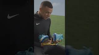 Mbappe unboxes his own Player Edition Nike Mercurial Superfly’s 💙📦 football soccer mbappe [upl. by Ihtraa]