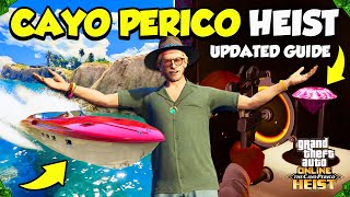 UPDATED 2024 GTA 5 Online SOLO ELITE Cayo Perico Heist Guide Setups  Stealth ELITE Finale [upl. by Moyra901]