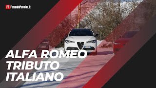 Alfa Romeo Tributo Italiano Test Drive  Omaggio al Tricolore con Giulia Stelvio e Tonale [upl. by Luby]