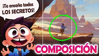 5 CLAVES para crear COMPOSICIONES ÉPICAS en ILUSTRACIÓN 🎨 [upl. by Meras]