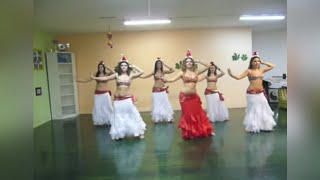 Belly Christmas Cristina Dore dance school [upl. by Rehpotsirhc]