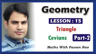 Cevians of Triangles in Hindi amp English  Problems amp Solutions for SSC  Lesson  15  Part 2 [upl. by Sayce]