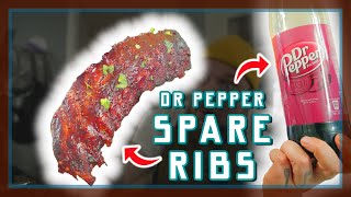 DR PEPPER SPARE RIBS VOOR VADERDAG  BBQen met Nick [upl. by Ducan]