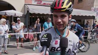 Maximilian Schachmann  Interview at the start  Stage 6  Tour de Suisse 2022 [upl. by Eilegna]