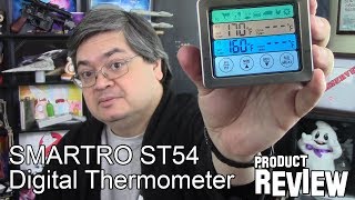 SMARTRO ST54 Digital Thermometer Review [upl. by Pelson350]