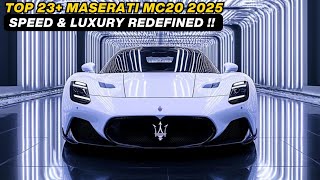 Introducing the Latest Maserati MC20 A New Era of Performance‼️maserati supercar automobile [upl. by Auvil875]