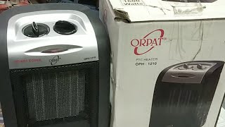 Orpat PTC Heater  Feature and Quick Review Hindi Live Video [upl. by Jacklin]