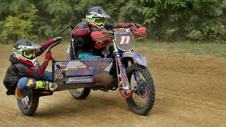 Junior Czech Sidecarcross 2023  11 ŠirokýChaloupka [upl. by Nodle552]