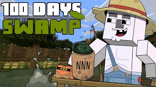 100 Days  Minecraft SWAMP [upl. by Gavrilla891]