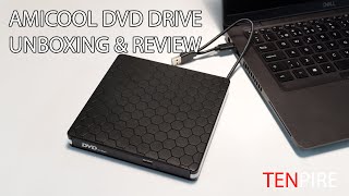 Amicool External DVD Drive  Unboxing amp Review [upl. by Amye287]