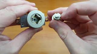 How to remove the cylinder from an Espagnolette lock [upl. by Jahn617]