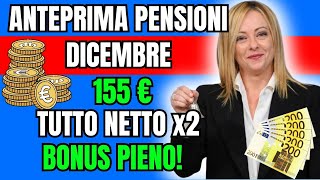 quotPensioni Dicembre 2024 Scopri in Anteprima gli Importi la Tredicesima e i Bonus Fino a 155€quot [upl. by Natsirc]