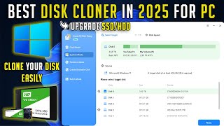 EASIEST WAY TO Clone HDDSSD to SSD in 2025  Disk Migration Guide [upl. by Nolyarg]