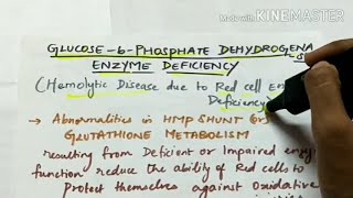 Glucose6Phosphate Dehydrogenase deficiency  Hemolytic anemia  Handwritten notes  Pathology [upl. by Aynekal]