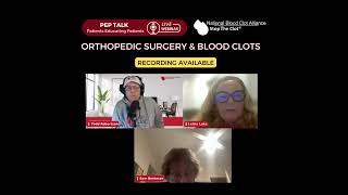 Preview of Orthopedic Surgery and Blood Clots PEP Talk [upl. by Navoj]