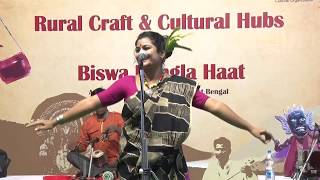 Kalo jole kuchla tole by Arpita Chakraborty at Biswa Bangla Haat on 18th Dec 2016 [upl. by Ssitnerp]